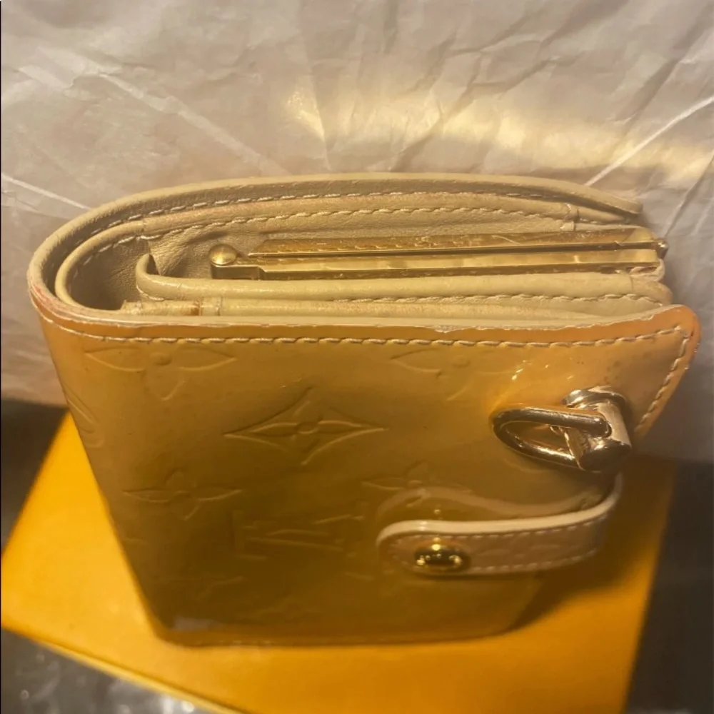 Louis Vuitton Brown Vernis Patent Leather Chain Crossbody